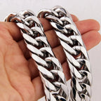 chunky silver necklace nowadaysfashion