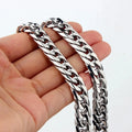 chunky silver necklace nowadaysfashion