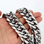 chunky silver necklace nowadaysfashion