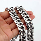 chunky silver necklace nowadaysfashion