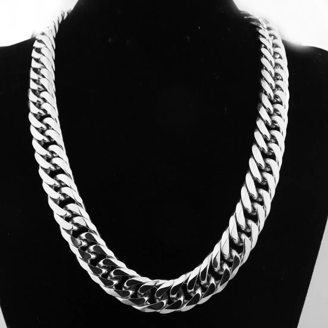 chunky silver necklace - Blade & Thread