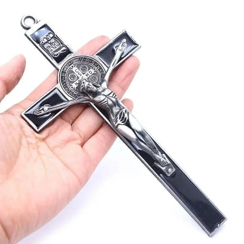 Church Relics Jesus on the Stand Cross Wall Crucifix - Blade & Thread