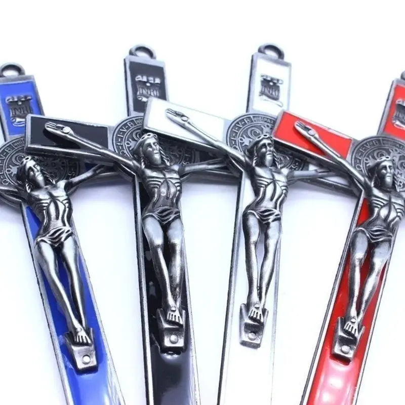 Church Relics Jesus on the Stand Cross Wall Crucifix - Blade & Thread