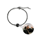Circle Photo Projection Bracelets Personalized Custom Photo Bracelet Memorial Gift nowadaysfashion