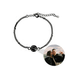 Circle Photo Projection Bracelets Personalized Custom Photo Bracelet Memorial Gift nowadaysfashion