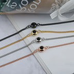 Circle Photo Projection Bracelets Personalized Custom Photo Bracelet Memorial Gift nowadaysfashion