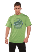 Classic Motorcycles Men's Bamboo Viscose/Organic Cotton Short Sleeve Graphic T-Shirt Spun Bamboo