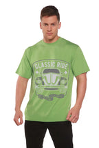 Classic Ride Men's Bamboo Viscose/Organic Cotton Short Sleeve Graphic T-Shirt Spun Bamboo