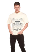 Classic Ride Men's Bamboo Viscose/Organic Cotton Short Sleeve Graphic T-Shirt Spun Bamboo