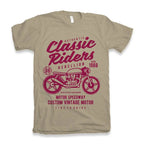 Classic Riders Men's Bamboo Viscose/Organic Cotton Short Sleeve Graphic T-Shirt Spun Bamboo