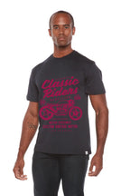 Classic Riders Men's Bamboo Viscose/Organic Cotton Short Sleeve Graphic T-Shirt Spun Bamboo