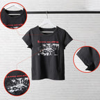 Classic Rock Graphic T Shirt Women Summer Round Neck Short Sleeve Cotton T Shirt nowadaysfashion