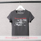 Classic Rock Graphic T Shirt Women Summer Round Neck Short Sleeve Cotton T Shirt nowadaysfashion