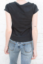 Classic Rock Graphic T Shirt Women Summer Round Neck Short Sleeve Cotton T Shirt nowadaysfashion