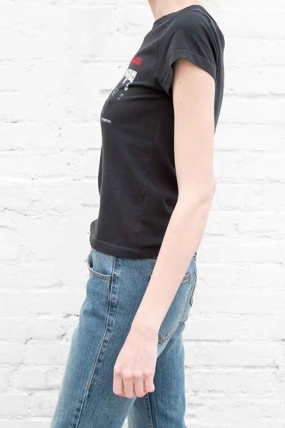 Classic Rock Graphic T Shirt Women Summer Round Neck Short Sleeve Cotton T Shirt - Blade & Thread
