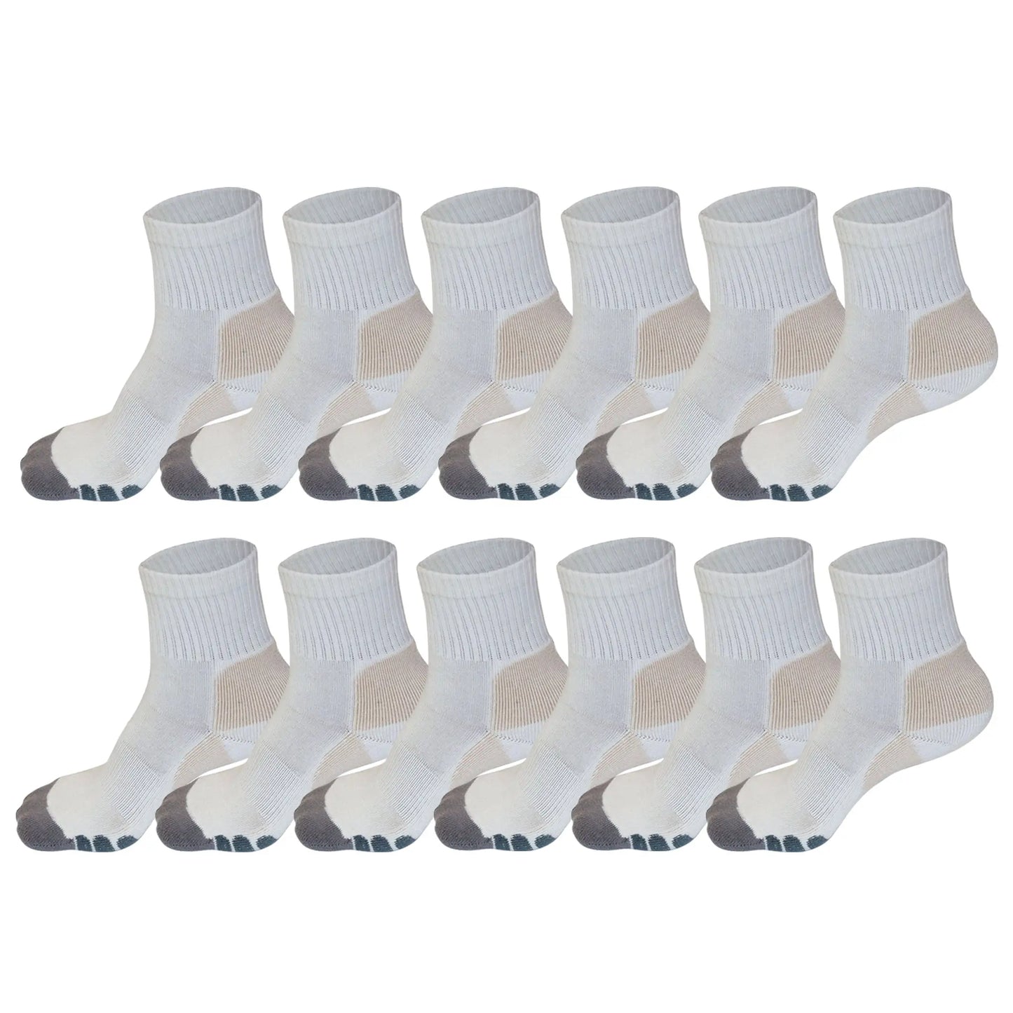 Clearance High Performance 2/4 Crew Bamboo Viscose Socks in Small - Blade & Thread