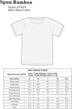 Clearance Men's Bamboo Short Sleeve Contrast Stitch T-Shirt Spun Bamboo