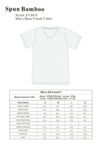 Clearance Men's Bamboo Viscose V-Neck T-Shirt Spun Bamboo