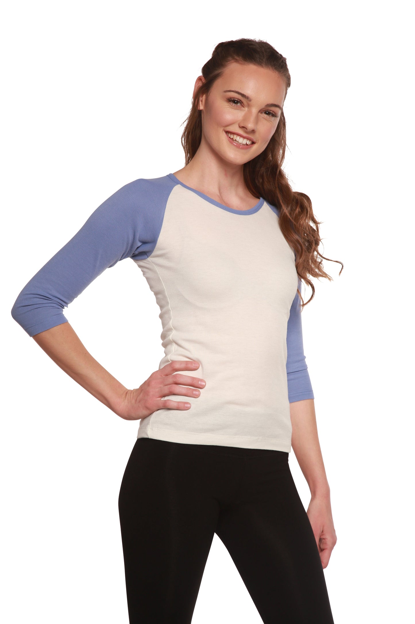 Clearance Women's Bamboo Viscose/Sorona 3/4 Sleeve T-Shirt Spun Bamboo