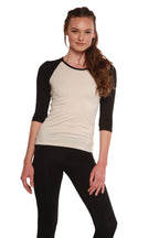 Clearance Women's Bamboo Viscose/Sorona 3/4 Sleeve T-Shirt Spun Bamboo