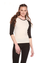 Clearance Women's Bamboo Viscose/Sorona 3/4 Sleeve T-Shirt Spun Bamboo