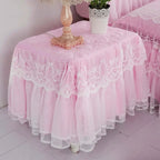 Cloth Cloth Bedroom Bedside Table Cover Cover Dust Cloth Princess Style Lace Any Means Necessary Clothing