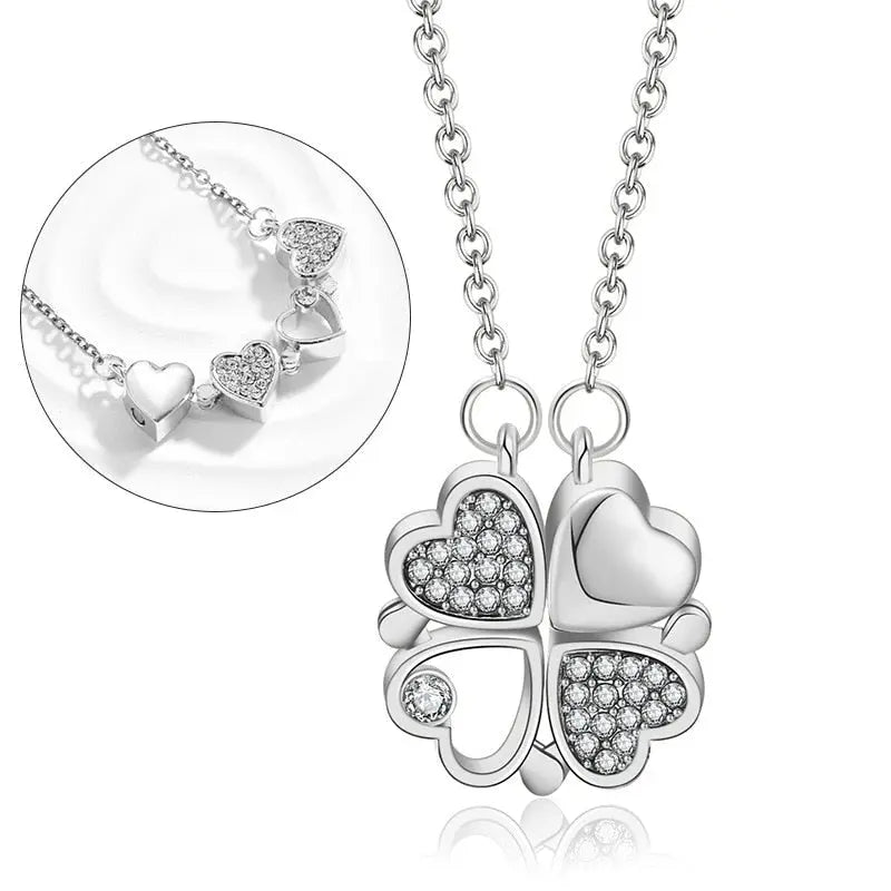 clover necklace gold - Blade & Thread