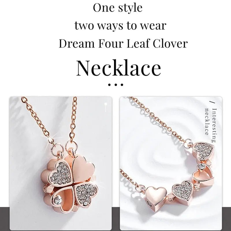 clover necklace gold - Blade & Thread