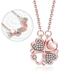 clover necklace gold nowadaysfashion