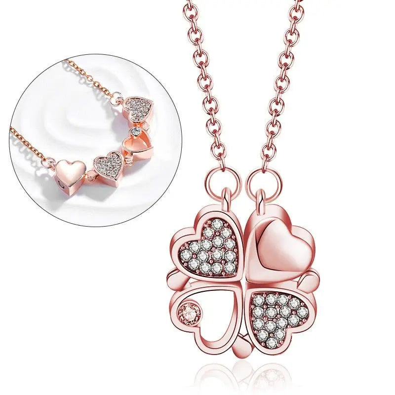 clover necklace gold - Blade & Thread
