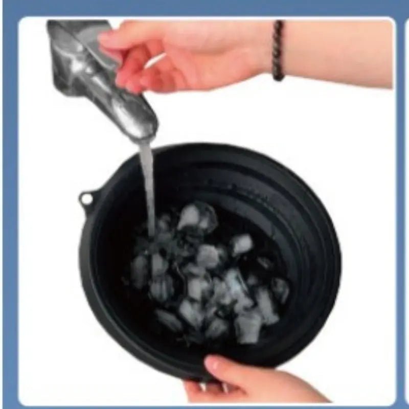 Collapsible Silicone Ice Basin - Blade & Thread
