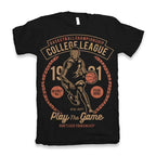 College League Men's Bamboo Viscose/Organic Cotton Short Sleeve Graphic T-Shirt Spun Bamboo