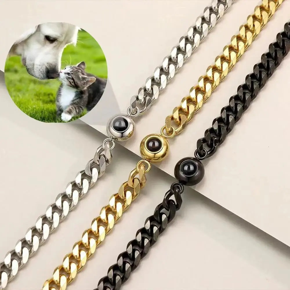 Color projection Cuban bracelet - Blade & Thread