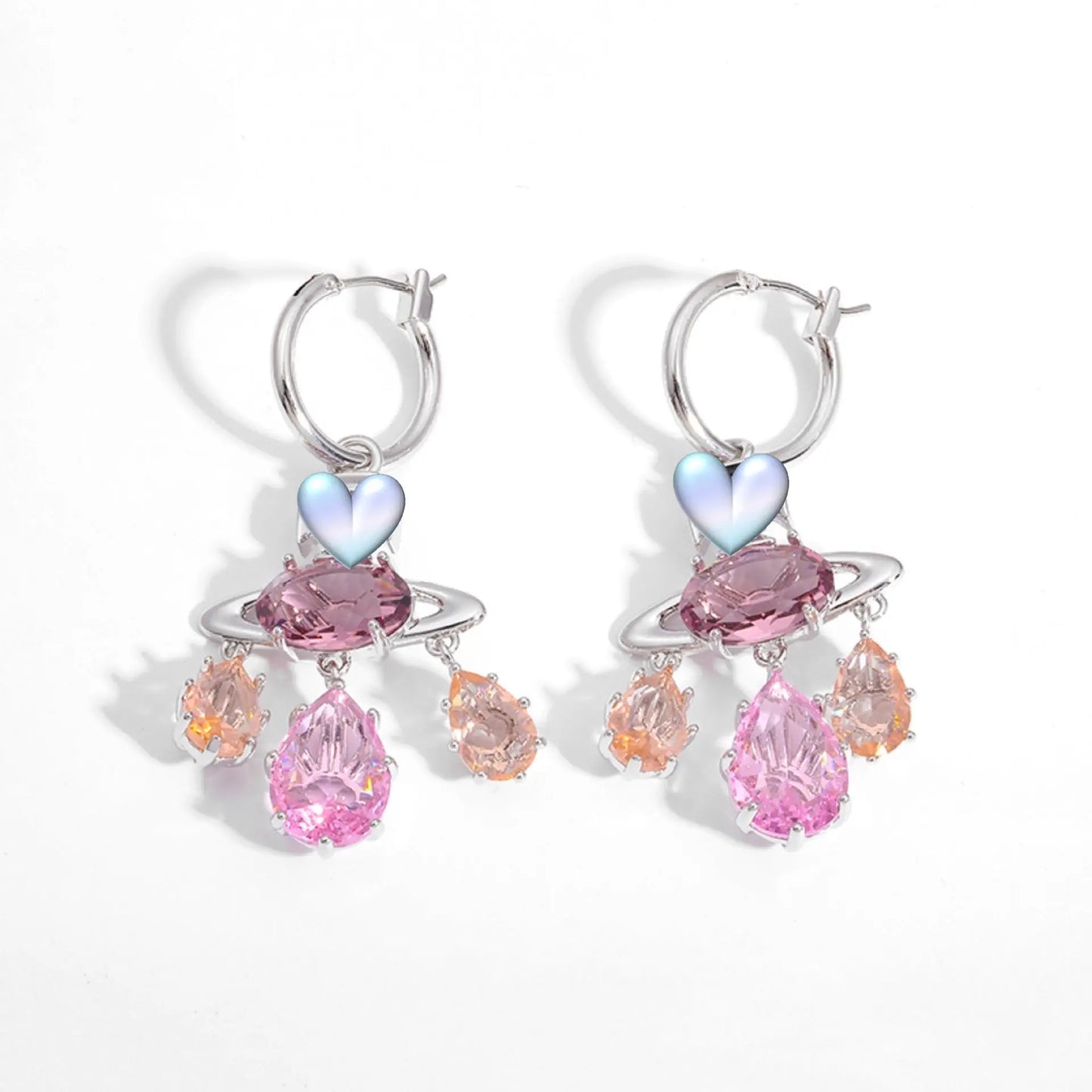 Colored zircon necklace clavicle crystal set ornaments - Blade & Thread