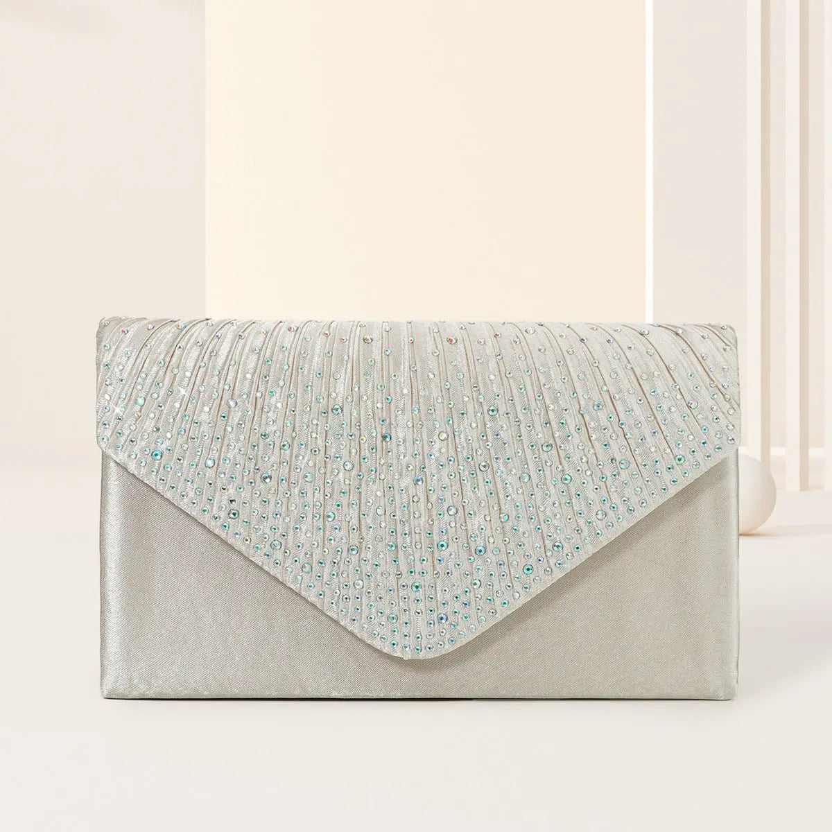 Colorful hot diamond black clutch - Blade & Thread