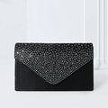 Colorful hot diamond black clutch nowadaysfashion
