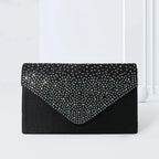 Colorful hot diamond black clutch nowadaysfashion