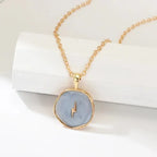 Colorful Moon Star Lightning Pendant Necklaces For Girls Enamel Fashion Jewelry nowadaysfashion