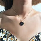 Colorful Moon Star Lightning Pendant Necklaces For Girls Enamel Fashion Jewelry nowadaysfashion