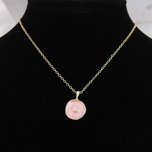 Colorful Moon Star Lightning Pendant Necklaces For Girls Enamel Fashion Jewelry nowadaysfashion