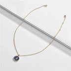 Colorful Moon Star Lightning Pendant Necklaces For Girls Enamel Fashion Jewelry nowadaysfashion