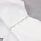 Commuting temperament feather long-sleeved dress French dress nowadaysfashion