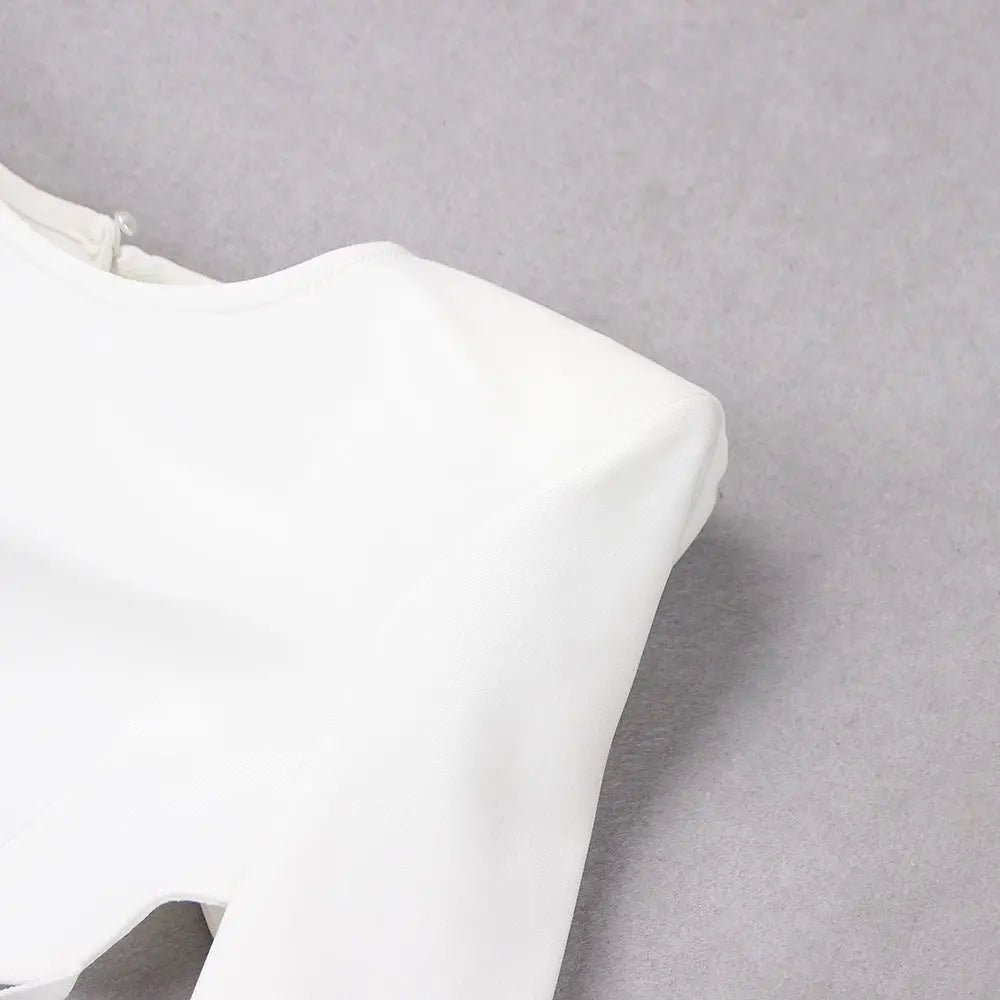 Commuting temperament feather long-sleeved dress French dress - Blade & Thread