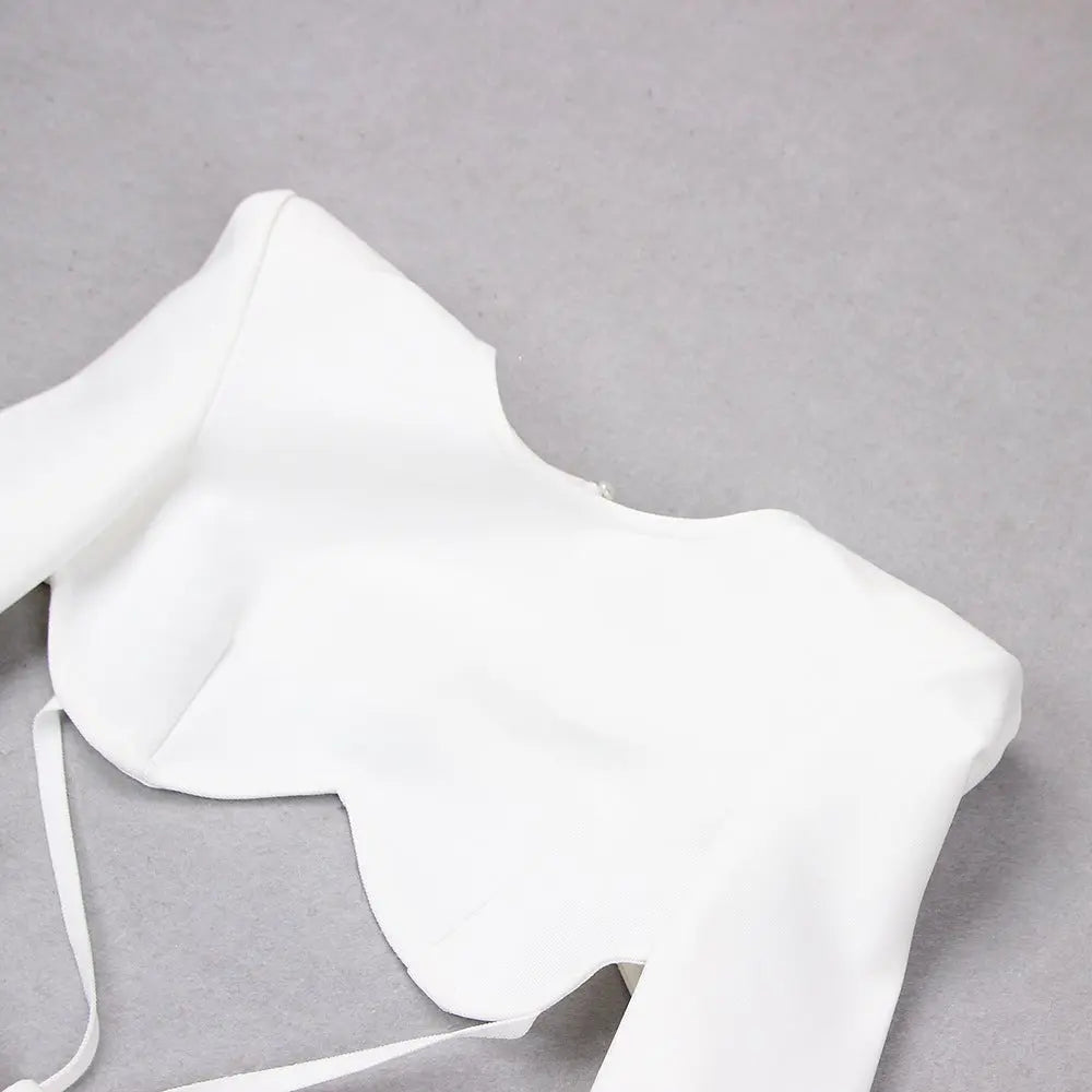 Commuting temperament feather long-sleeved dress French dress - Blade & Thread