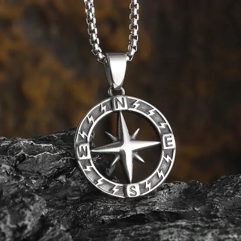 compass necklace - Blade & Thread