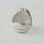Concave Planet Oval Ring nowadaysfashion