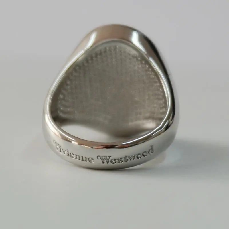 Concave Planet Oval Ring - Blade & Thread