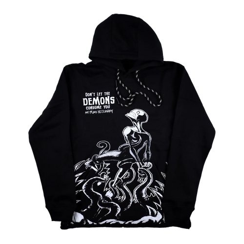 Consumed Pullover Hoodie Black Any Means Necessary Clothing