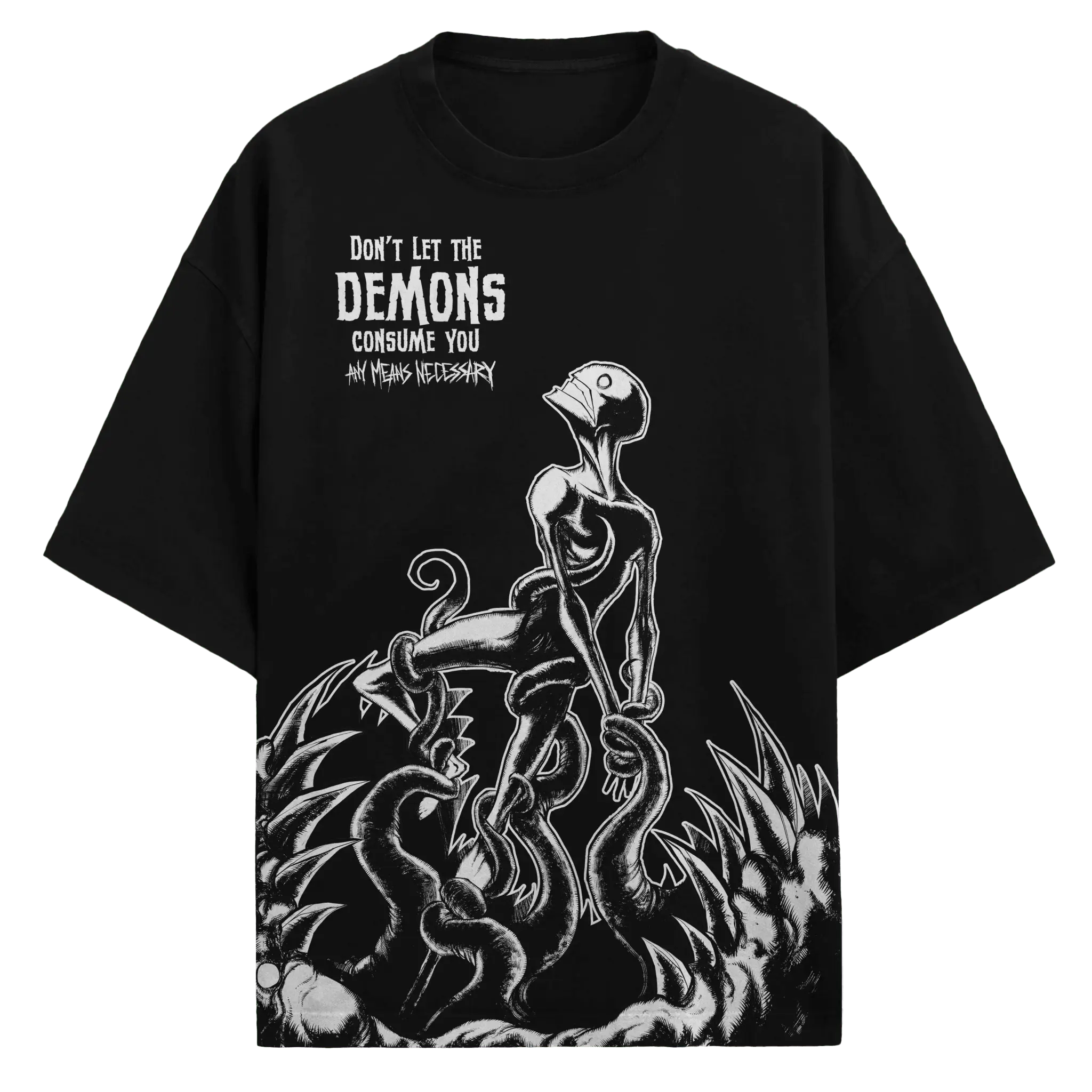 Consumed T-Shirt Black Any Means Necessary Clothing