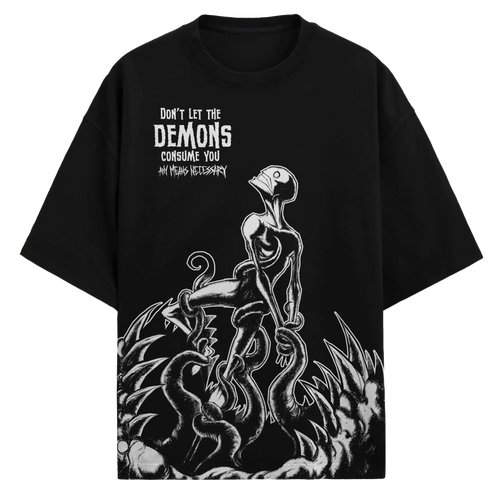 Consumed T-Shirt Black Any Means Necessary Clothing